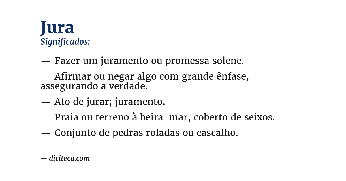 Significado de jura