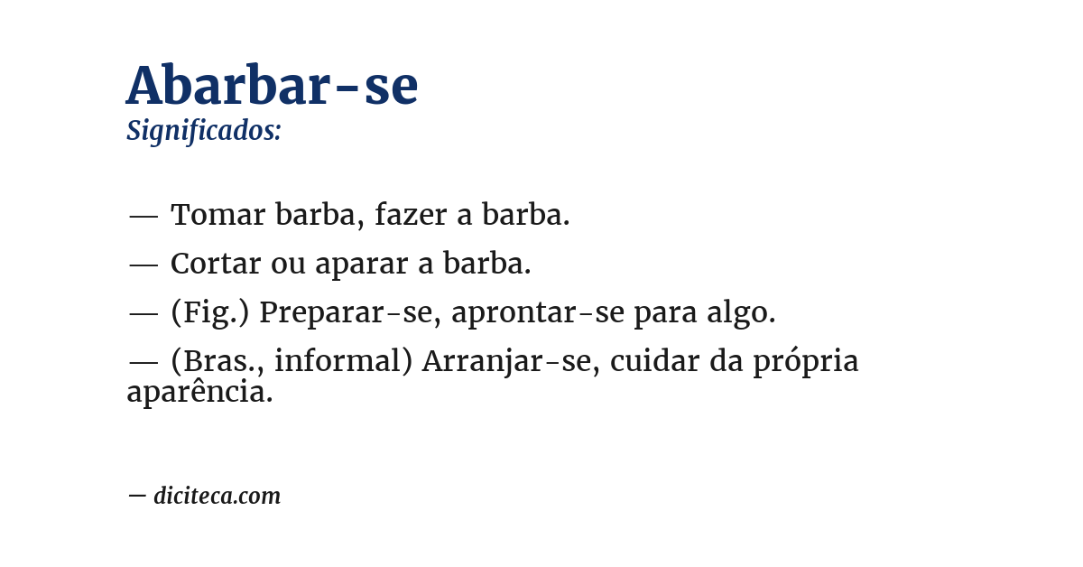 Significado de abarbar-se