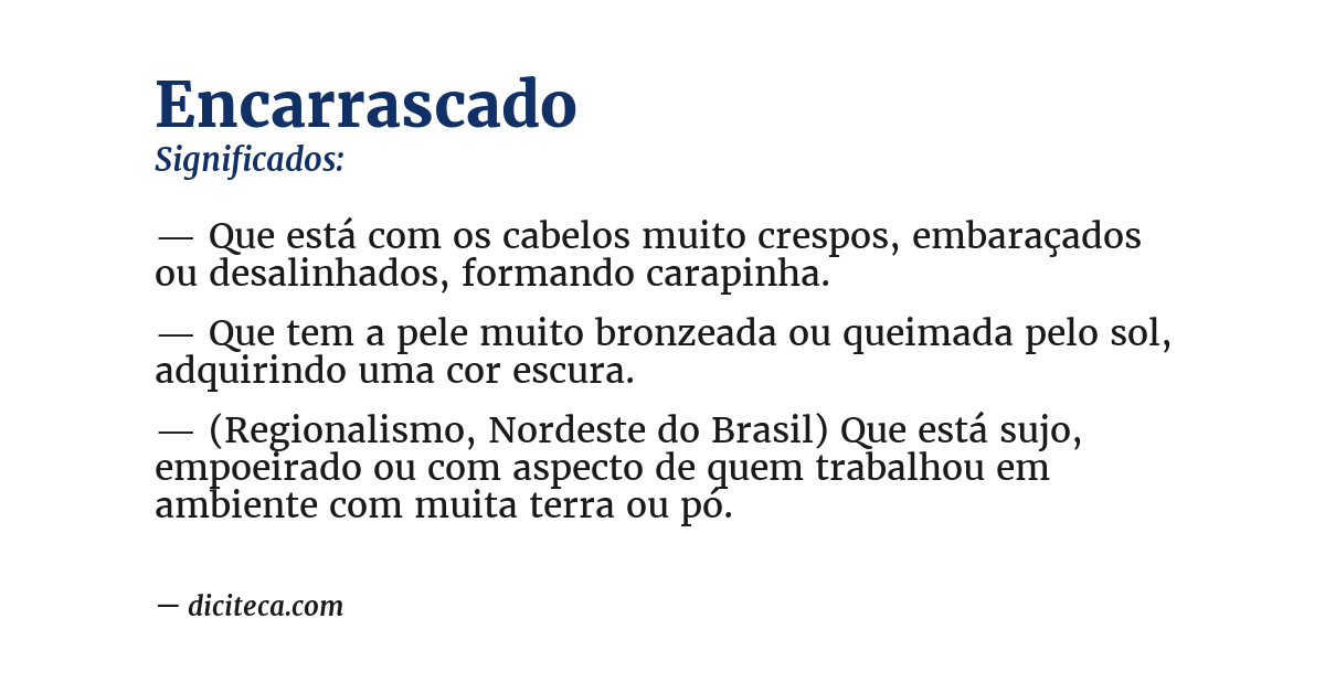 Significado de encarrascado