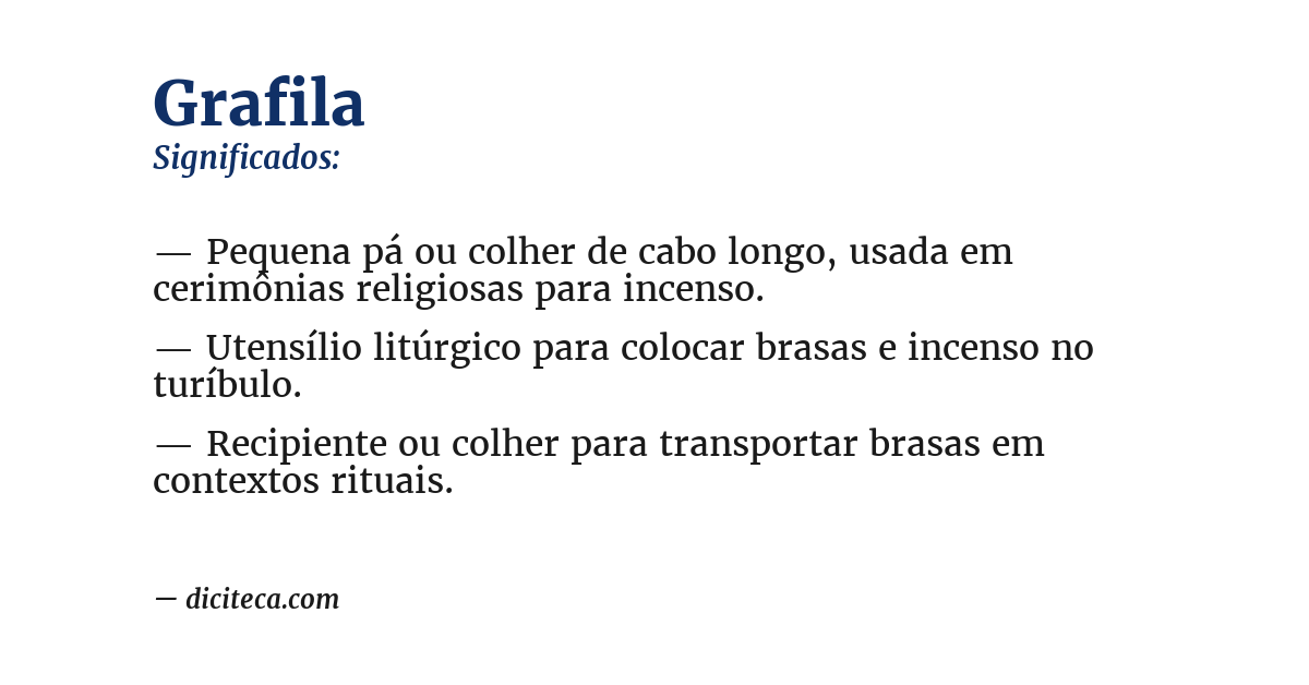 Significado de grafila