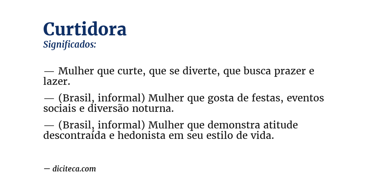 Significado de curtidora