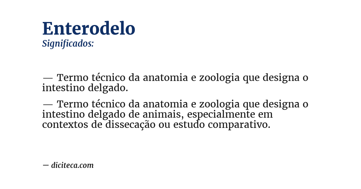 Significado de enterodelo