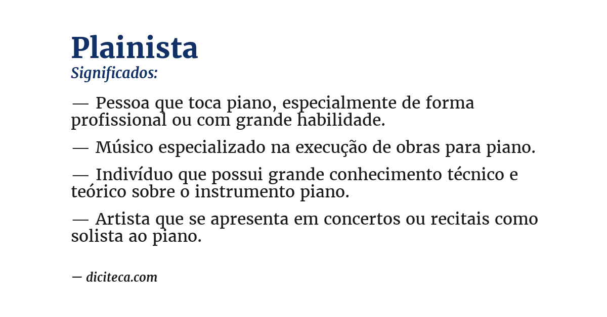 Significado de plainista