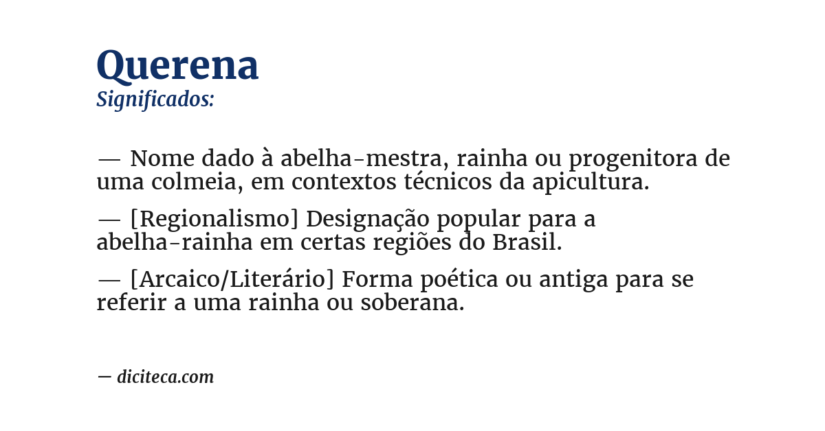 Significado de querena