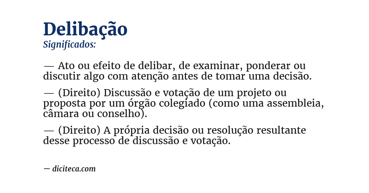 Significado de delibação